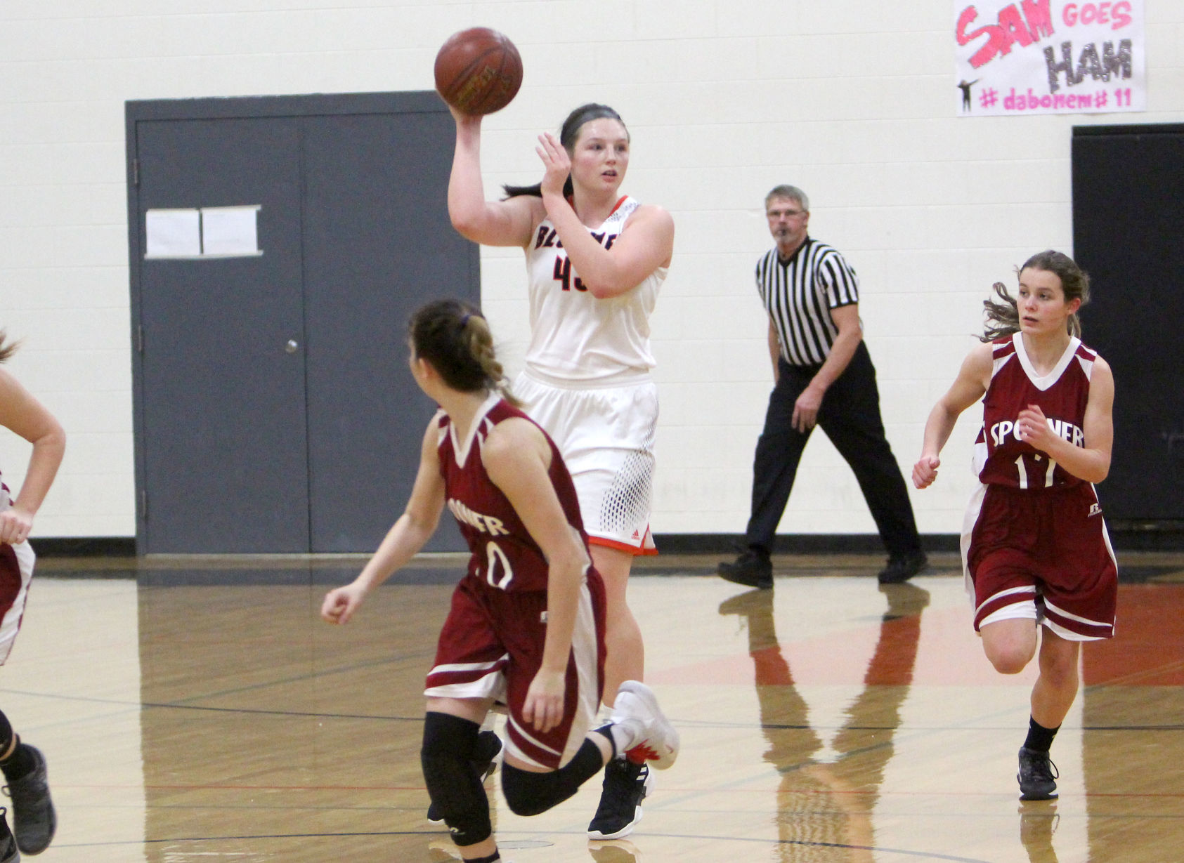 Spooner at Bloomer girls basketball 12-11-18